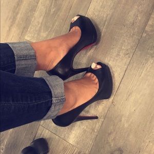Christian Louboutin peek toe
